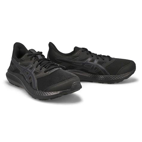 Asics Men's Jolt 4 Lace Up Wide Sneaker - Bla | SoftMoc.com