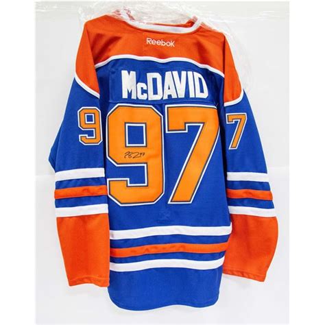 CONNOR MCDAVID #97 OILERS JERSEY SIGNED