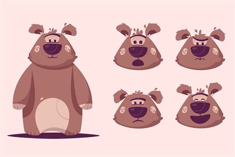 Funny bear. Mascot character | Pre-Designed Photoshop Graphics ~ Creative Market