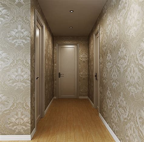 Damask Wallpaper Luxury European Shiny Vinyl Wallcovering | BVM Home