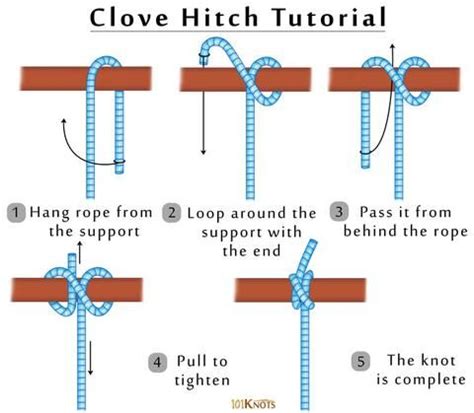 THE 5 MOST USEFUL SURVIVAL KNOTS | Survival knots, Climbing knots ...