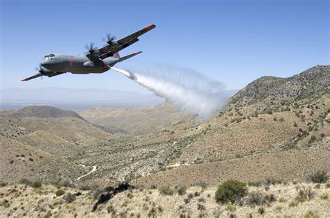 C-130 Fire Fighting California National Guard, Air Force Reserve, Us Forest Service, C 130 ...