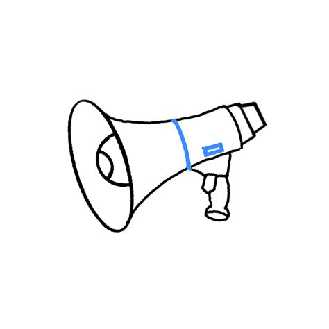 How to Draw an Electric Megaphone - Step by Step Easy Drawing Guides ...