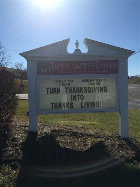 Thanksgiving Church Signs Sayings - aveteransday.com