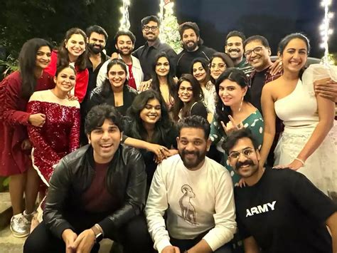 Ram Charan, Allu Arjun and others get together for a star-studded Christmas party | Filmfare.com