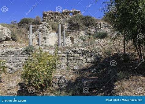 Ancient City of Biblical Ashkelon in Israel Stock Photo - Image of history, outcrop: 56549634