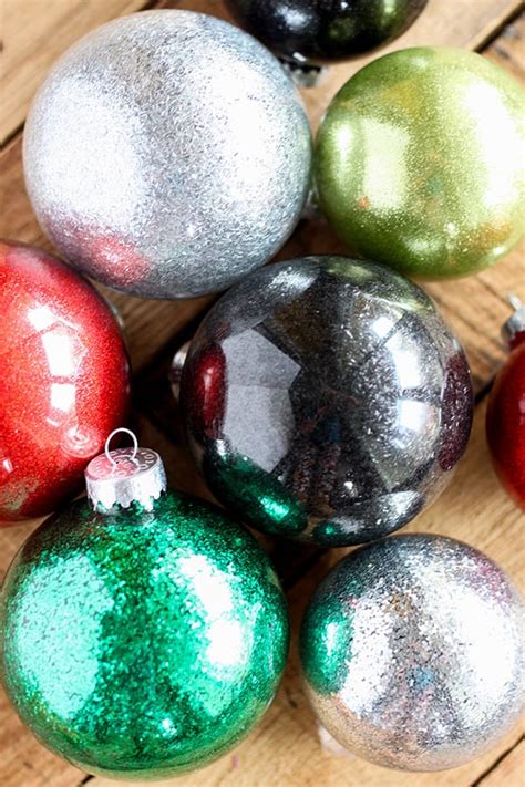 DIY Glitter Ornaments for Christmas - No. 2 Pencil