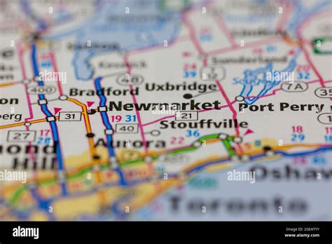 Map of newmarket ontario hi-res stock photography and images - Alamy