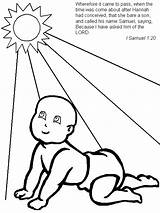 Hannah Bible Coloring Page & coloring Book sketch template