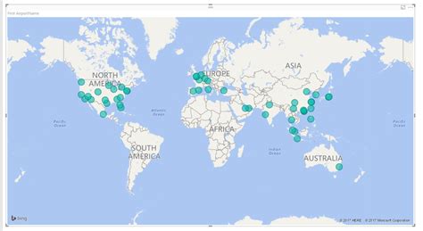 How to create geographic maps using Power BI - Filled and bubble maps