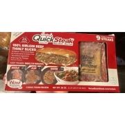 Gary's Quick Steak 100% Sirloin Beef, Thinly Sliced: Calories, Nutrition Analysis & More | Fooducate