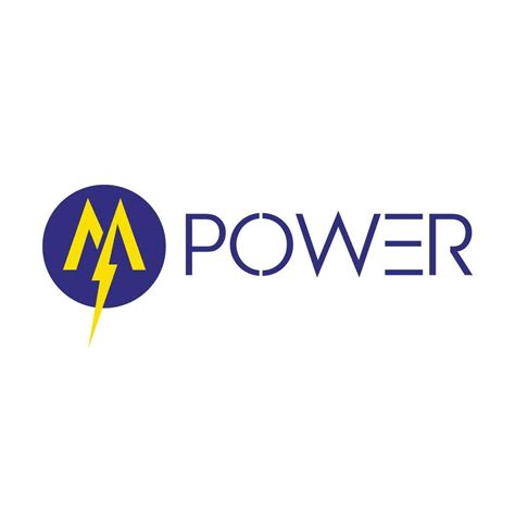 M power vector logo sample, letter M logo with thunder power 23549883 ...