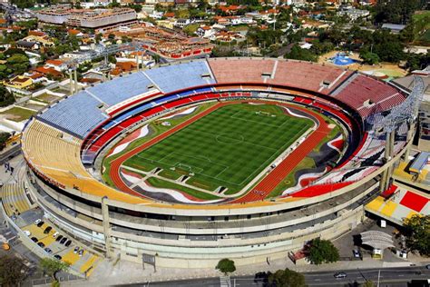 Foto aérea do Estádio do São Paulo Futebol Clube conhecido como Morumbi-SP | São paulo, Fotos ...