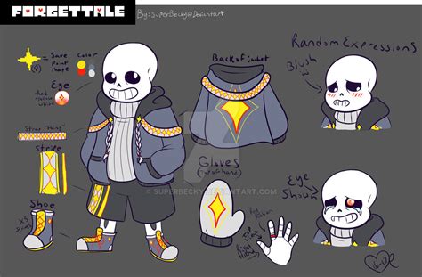 OLD Forget!Tale Sans Design Reference by SuperBecky on DeviantArt