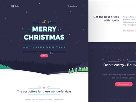 Noelia - Christmas Email Templates by Walid Beno on Dribbble