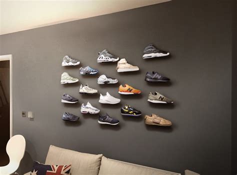 Shoe Wall Shelf, Shoe Wall Storage, Shoe Wall Display, Shoe Wall Mount, Floating Sneaker ...