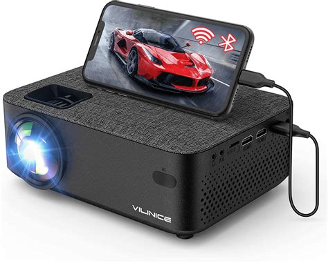 Wifi Projector,Vilinice 5000L Mini Bluetooth Movie Projector ,Portable Phone Projector with ...