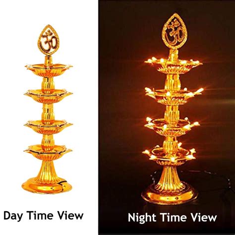 Warm White Chinese 1-5 Layer LED Diya Lamp, for Home, Voltage: 20 watt, Rs 75 /piece | ID ...