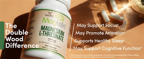 Magnesium L-Threonate (Magtein) Supplement | Double Wood Supplements