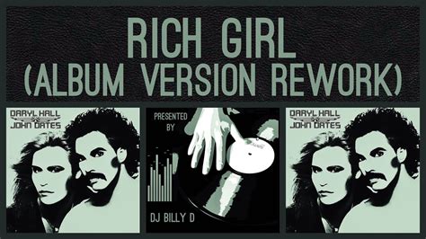 Hall & Oates - Rich Girl (Album Version Rework) - YouTube