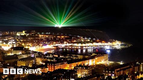 Light Night laser show returns to Yorkshire coast