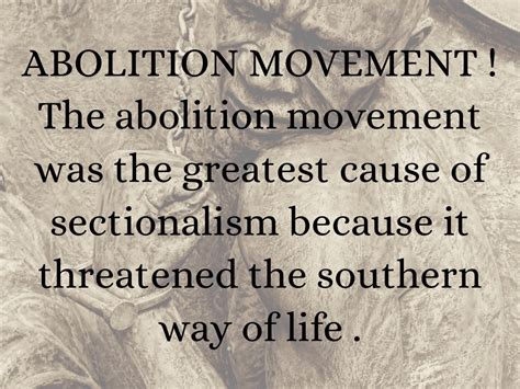 Abolitionist Movement by Michael Davis