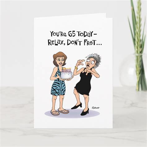 Funny 65th Birthday Card | Zazzle.com