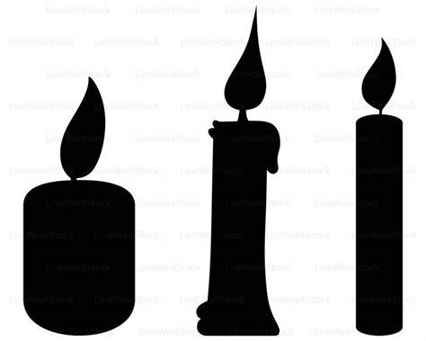 Clipart candle silhouette, Clipart candle silhouette Transparent FREE for download on ...