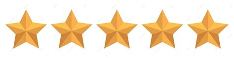 Yellow Five Stars Quality Rating Icons 5 Stars Icon Five Star Sign Rating Symbol Vector ...