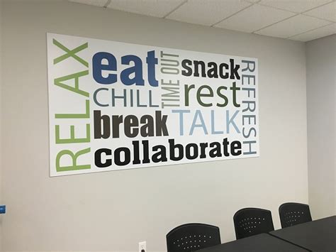 Boost Morale with Break Room Wall Graphics in Escondido CA