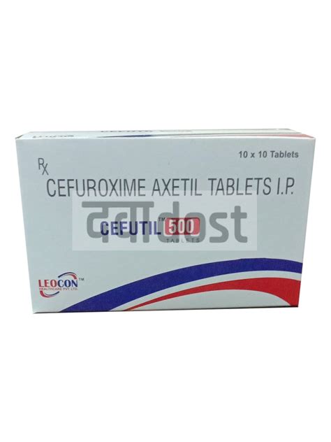 Buy Cefutil 500mg Tablet 10s at 66% savings