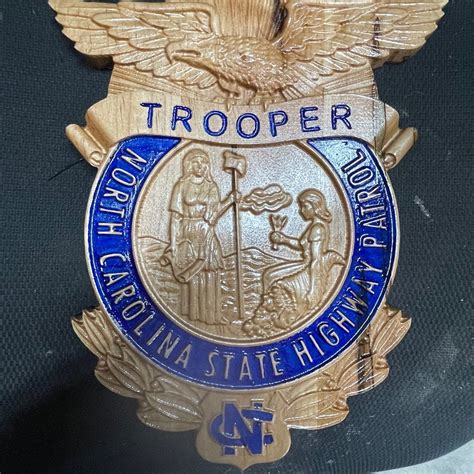 NC Highway Patrol north Carolina Highway Patrol 3D Plaque 11 NCSHP ...