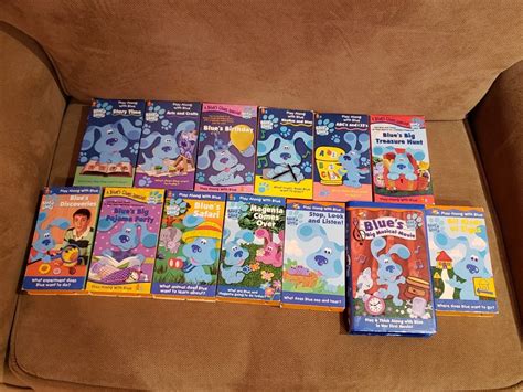 Blue's Clues VHS Collection (1998-2001) | Blue’s clues, Blues clues, Clue movie