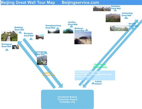 Beijing Great Wall Map | Map of Great Wall Near Beijing