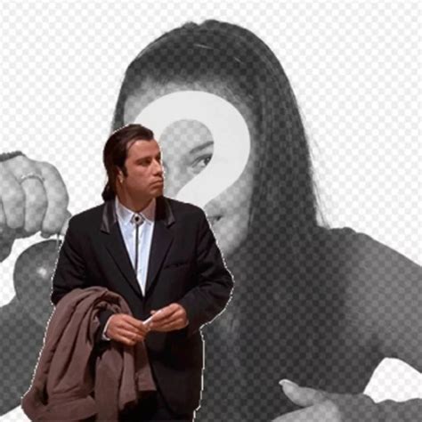 Online meme of John Travolta confused to put your background image. #T