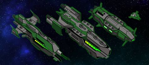 Terran Federation Fleet Mk-1 by Joshua37 on DeviantArt