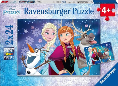 Amazon.com: Ravensburger Frozen Jigsaw Puzzle (2 x 24 Piece) : Toys & Games