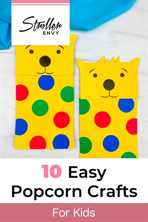 10 Easy Popcorn Crafts for Kids That Are Too Cute!