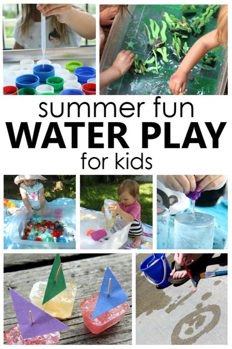 Fun Summer Water Play Activities for Toddlers and Preschoolers | Water play activities, Summer ...