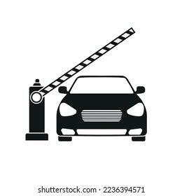 Car Parking Security Barrier Gate Vector Stock Vector (Royalty Free) 2236394571 | Shutterstock