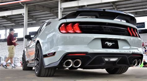 Ford Performance Mustang GT500/Mach Style Rear Spoiler W/ Gurney Flap ...