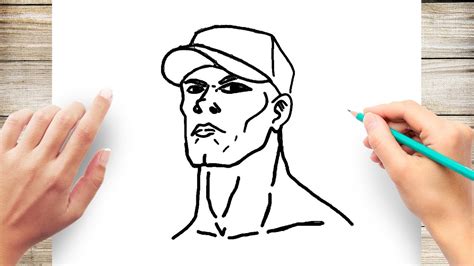 How to Draw John Cena Step by Step #JohnCena - YouTube