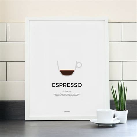 Espresso Coffee Print Coffee Art Coffee Gifts Coffee | Etsy