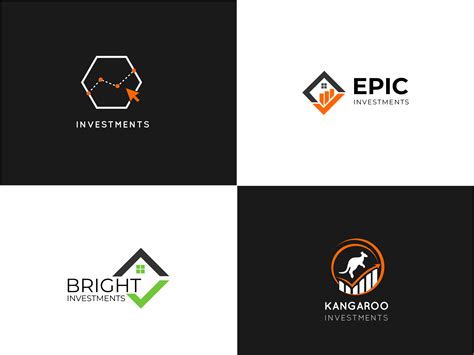 Investment Logo Designs by Athira Jayachandran on Dribbble