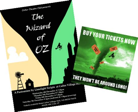 Wizard of Oz Tickets On Sale! | Culter Theatre Club