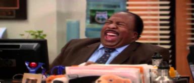 Stanley Laughing: The Office, Laughing, Reaction, Stanley, Black ...