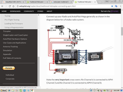 APM Helicopter 2.6 Wiring Help Please - Traditional Helicopter ...