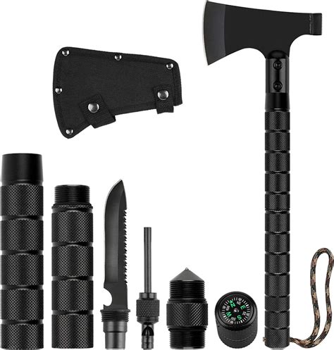 Buy LIANTRAL Survival Axe Folding Portable Camping Axe Multi-Tool Hatchet Survival Kit Tactical ...