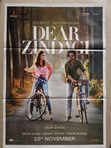 DEAR ZINDAGI | Bollywood Cinema Poster!