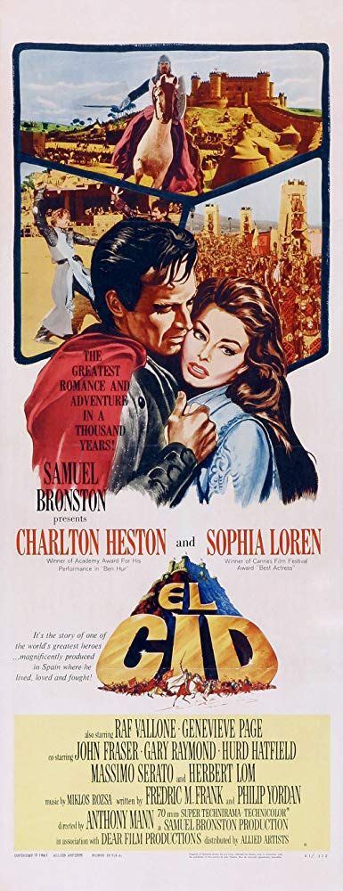 El Cid (1961) - IMDb | Film posters vintage, Movie poster art, Vintage film